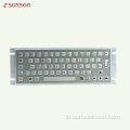 Industriell Edelstahl Metal Tastatur